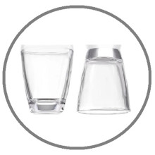 Shot Glass Style Glass Communion Cups 12's       (**NEW**)